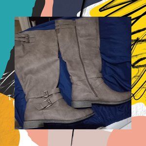 JustFab Wide Calf Boots *BRAND NEW* NEVER WORN* Size 12M
